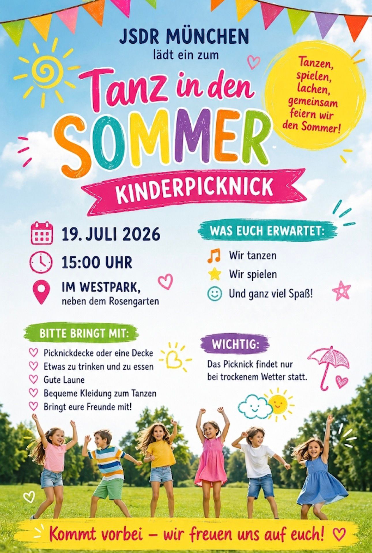 Kinderpicknick - Tanz in den Sommer